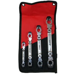 Double Flex Line Wrench - Imperial, Set of 4