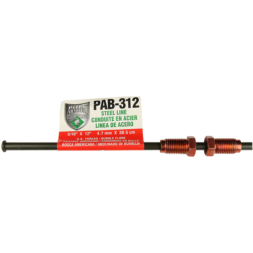 British Poly-Armour PVF Steel Brake Line