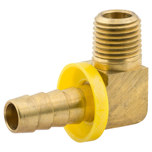 Push-On Hose Fitting Brass 3/8"