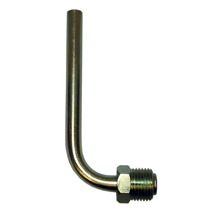 Power Steering Line Adapter 5/16" x 3" 90 Deg 5/818 Inv AGS Company