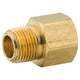 Adapter, Brass, 3/8 NPTM, 3/8 NPTF, Bag of 1