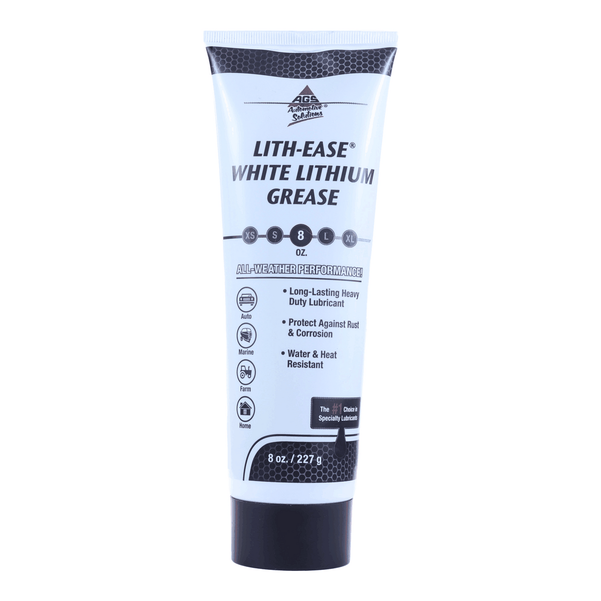 LithEase® White Lithium Grease 8 oz Tube AGS Company Automotive Solutions