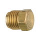 Brass Plug, 5/16" Tube (1/2-20 Inverted)