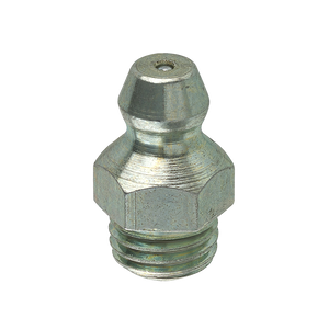 Steel Straight Grease Fitting 16.3mm Length 8x1.0mm