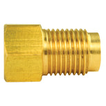 Brass Adapter, Female(7/16-24 Inverted), Male(9/16-18 Inverted) – AGS  Company Automotive Solutions