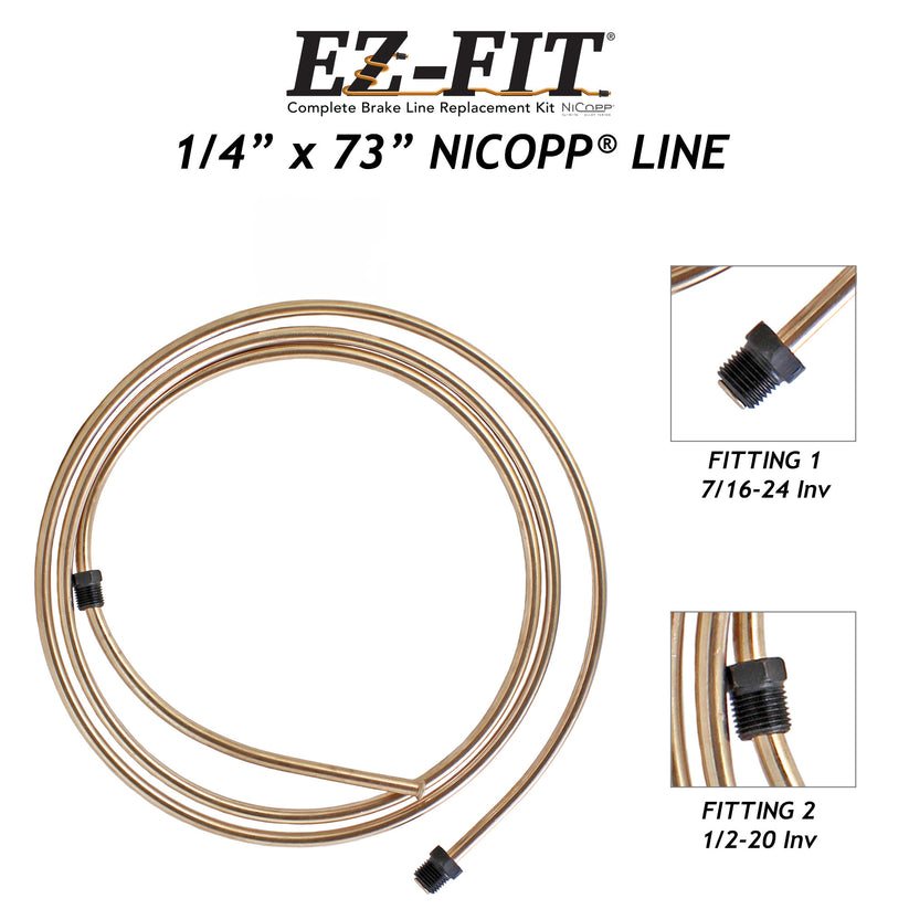 EZ-Fit NiCopp, 1/4 x 73, (7/16-24 I)(1/2-20 I), Sub