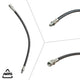 1967-2010 Audi 100 Series, Volkswagen Beetle +6 More Front Rubber Brake Hose | AGS-KT10027