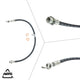 BrakeHose, Pontiac Vibe 2008-03, Toyota Corolla 2008-03, Toyota Matrix 2008-03, Toyota Prius 2009-03