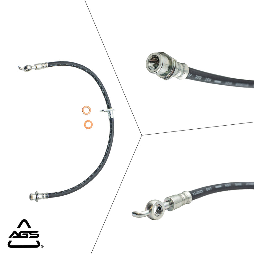 BrakeHose, Pontiac Vibe 2008-03, Toyota Corolla 2008-03, Toyota Matrix 2008-03, Toyota Prius 2009-03