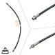 2015-2023 Lexus UX200, Lexus UX250h +4 More Front Left Rubber Brake Hose | AGS-KT30688