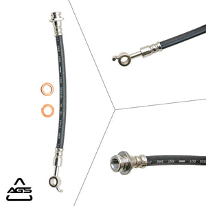2008-2020 Nissan Qashqai, Nissan Rogue +3 More Rear Rubber Brake Hose | AGS-KT40460