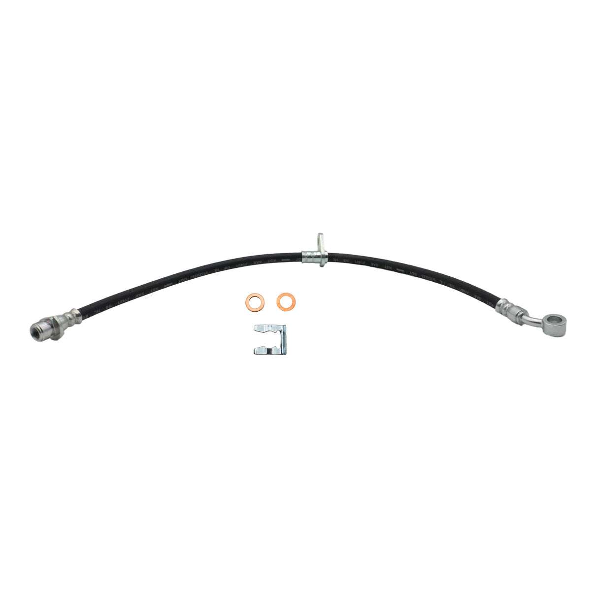 2001-2005 Honda Civic Front Left Rubber Brake Hose | AGS-KT40462