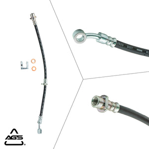 1999-2007 Acura MDX, Honda Odyssey +1 More Front Rubber Brake Hose | AGS-KT41413