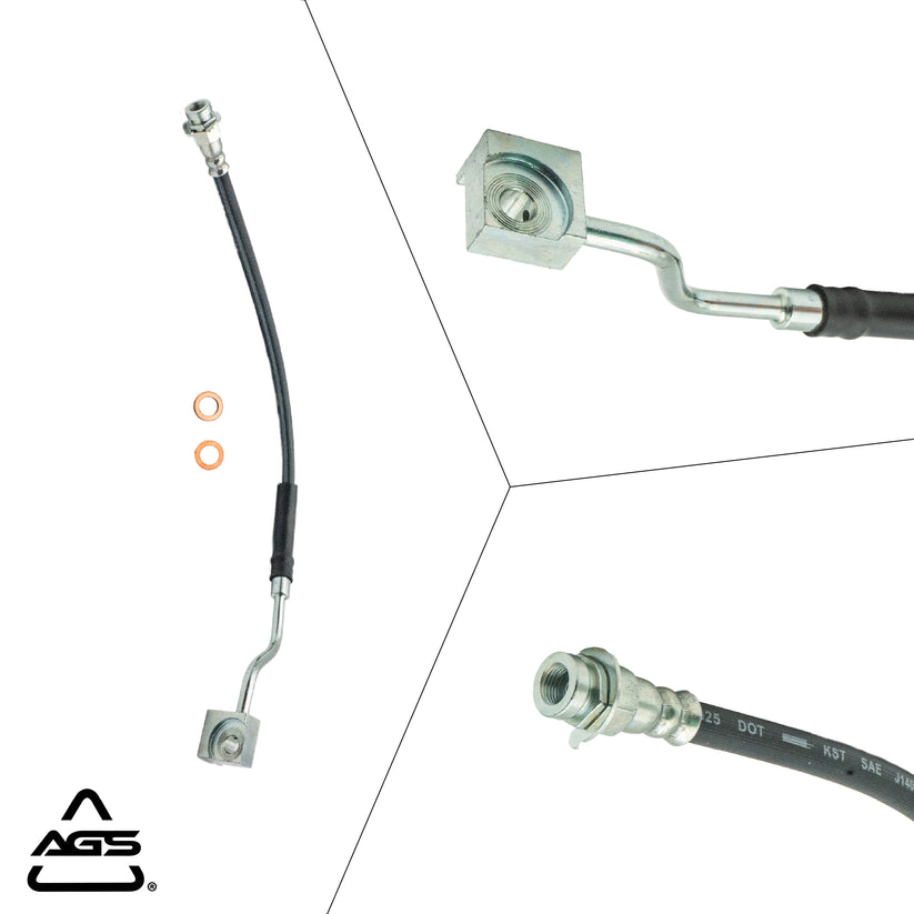 BrakeHose, Ford Bronco 1989-80, Ford F-100 1983-80, Ford F-150 1989-80, Ford F-250 1985-80, Ford F150 1989-85