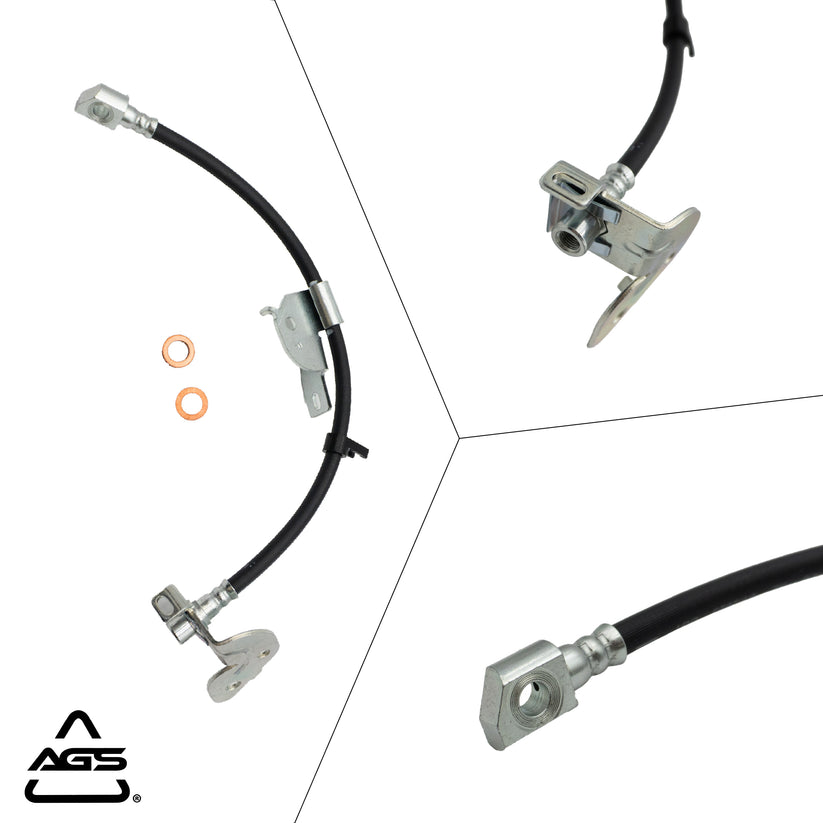 2010-2012 Ford F-150 & Lobo Front Right Rubber Brake Hose | AGS-KT60132