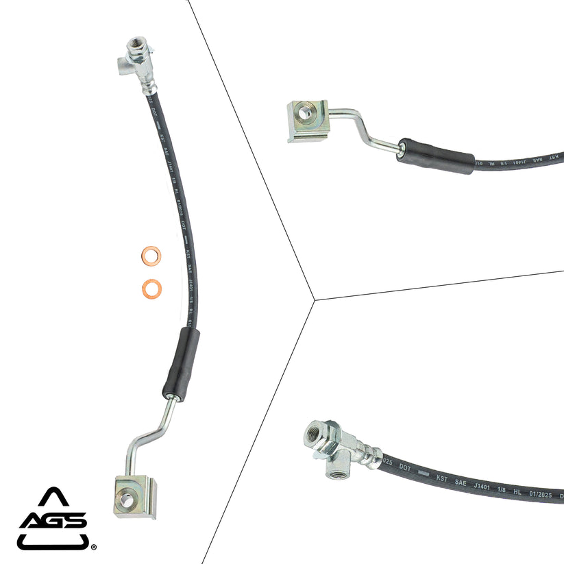 Brake Hose, Ford Bronco 1992-90, Ford F-150 1996-90, Ford F150 1994-90