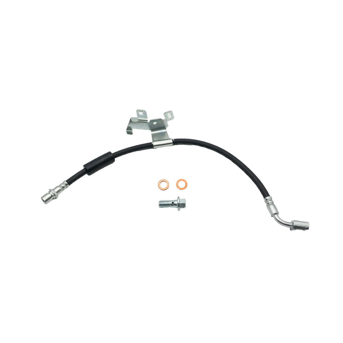 2007-2020 Multi-Vehicle Application Front Left Rubber Brake Hose | AGS-KT70183N