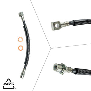 1991-1999 Multi-Vehicle Application Front Rubber Brake Hose | AGS-KT70260