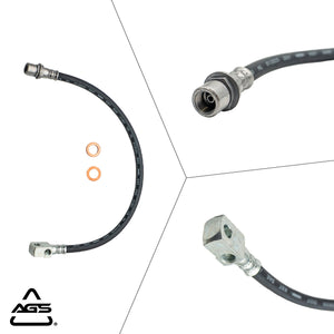 1991-2005 Multi-Vehicle Application Rear Center Rubber Brake Hose | AGS-KT70428