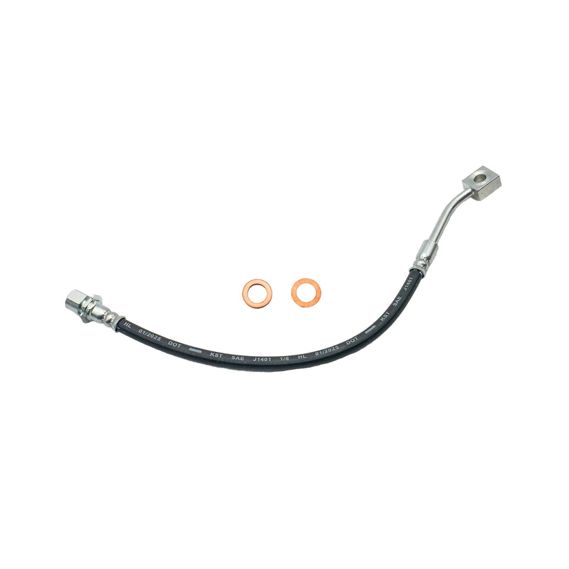2005-2012 Dodge Dakota, Mitsubishi Raider +1 More Front Rubber Brake Hose | AGS-KT80310