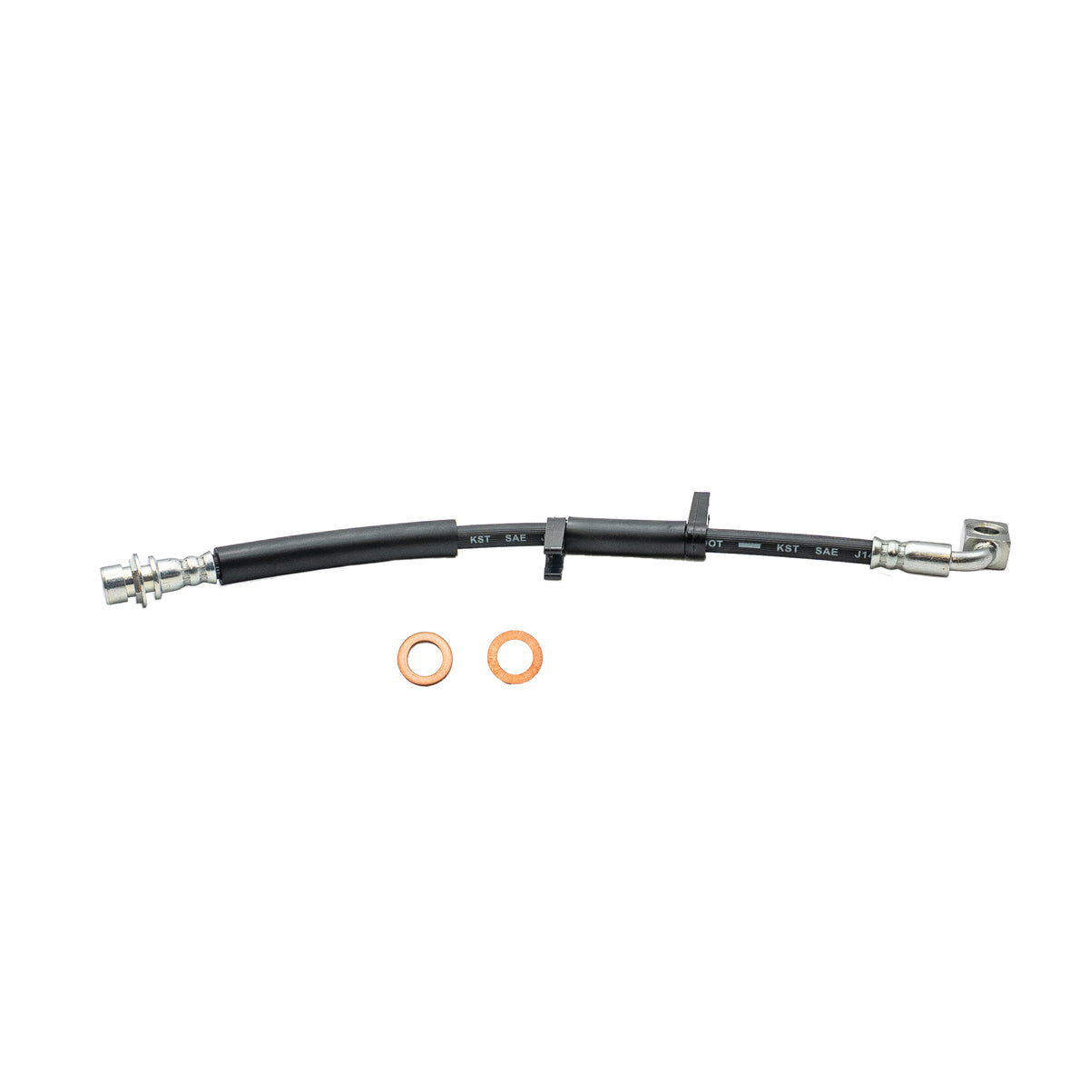 2007-2012 Dodge Nitro / Jeep Liberty Front Left Rubber Brake Hose | AGS-KT80404FM