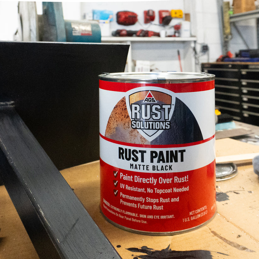 Matte Black Rust Paint - 1 Gallon