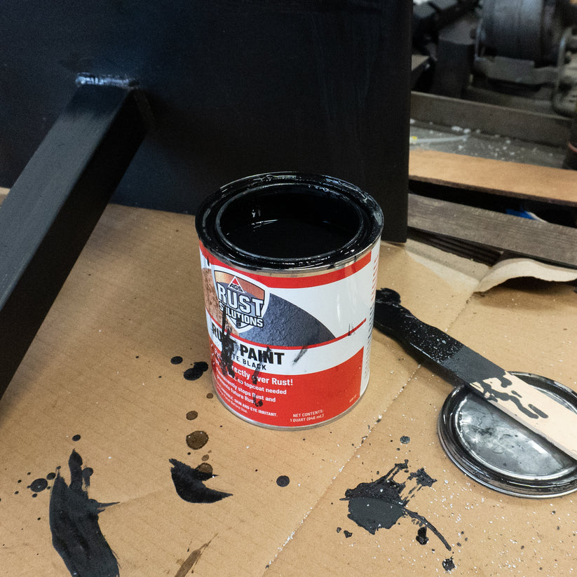 Matte Black Rust Paint, Quart