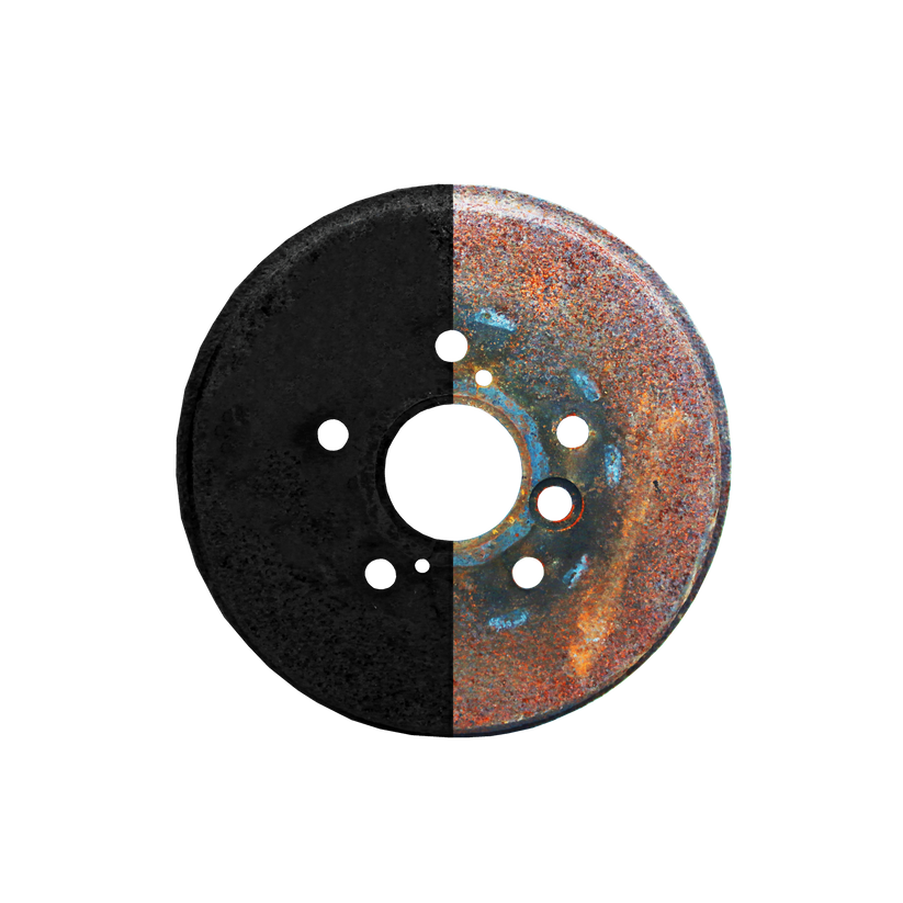 Matte Black Rust Paint & Surface Prep 4oz Starter Kit