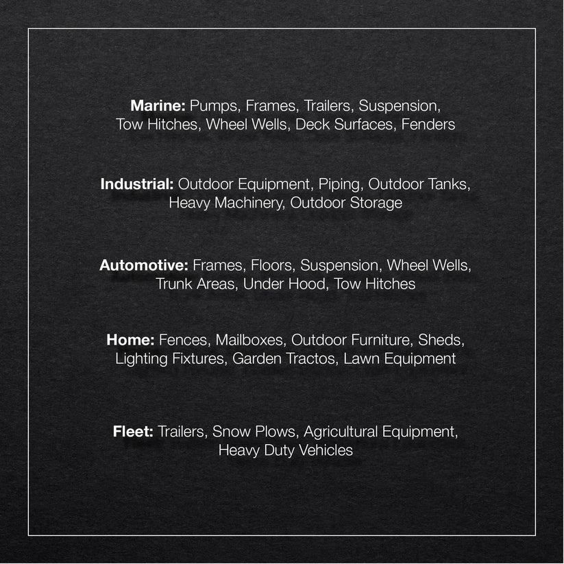 Matte Black Rust Paint & Surface Prep 4oz Starter Kit