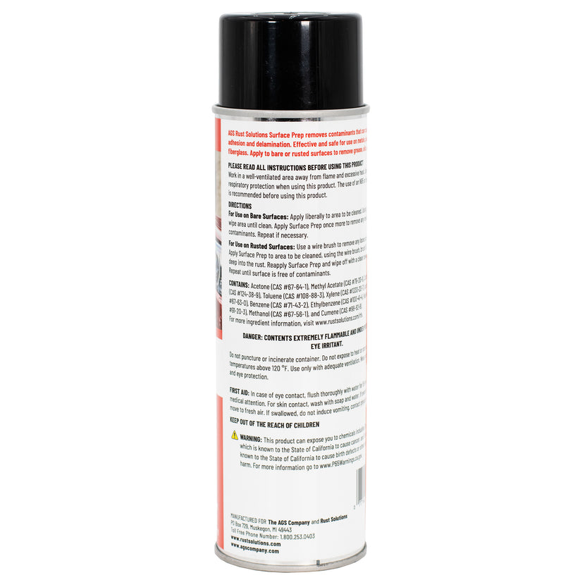 Surface Prep Wax & Grease Remover, 14oz.