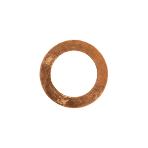 Copper Washers, 10mm ID, 16mm OD, Bag of 10