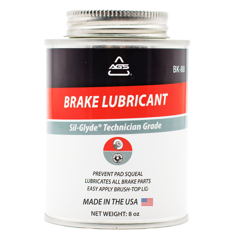 Sil-Glyde Technician Grade Brake Lubricant 8 oz Brush Top