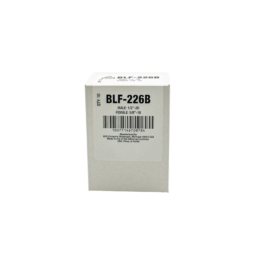 Brass Tube Nut, 1/2"-20 M to 5/8"-18 F, INV