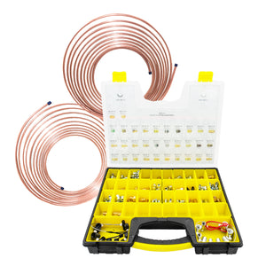 NiCopp Brake Line Coil and Fitting Assortment Kit