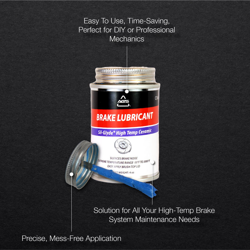 Cerami-Glyde High Temperature Brake Lubricant - 4oz Brush Top