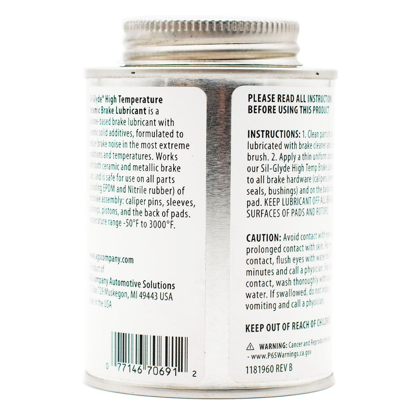 Cerami-Glyde High Temperature Brake Lubricant - 8oz Brush Top