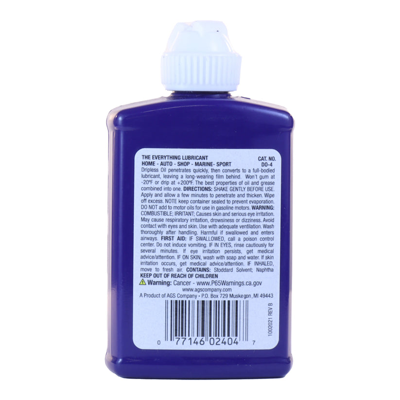 Door-Ease Dripless Oil, Bottle