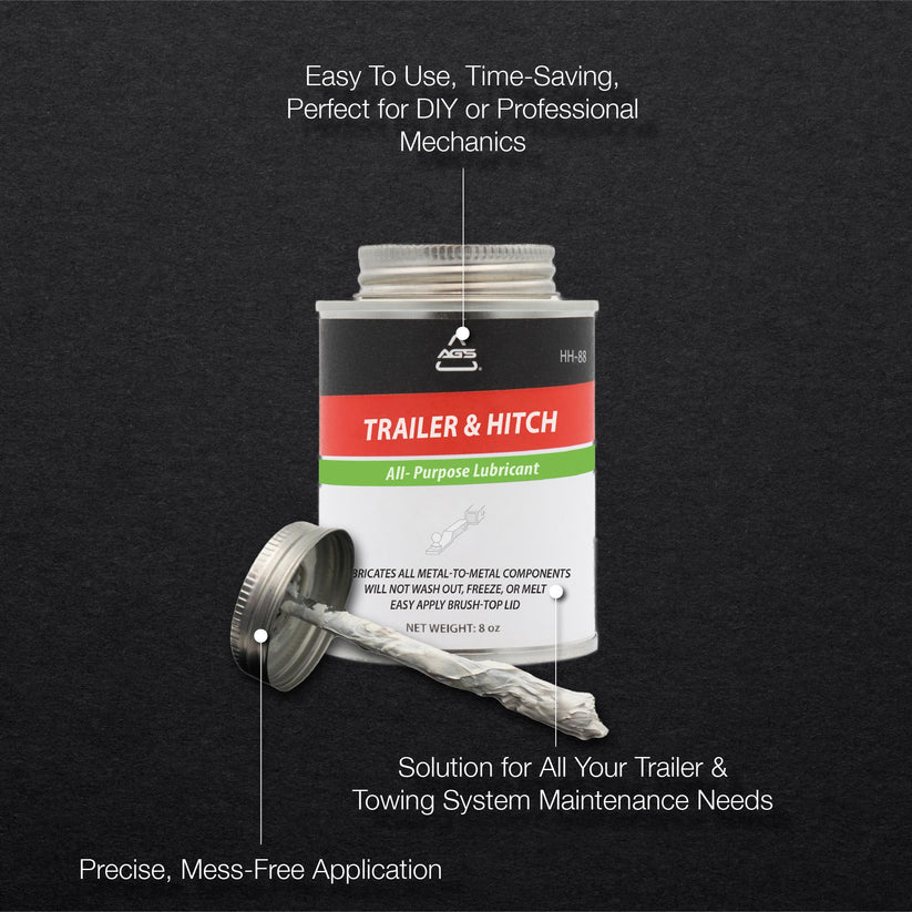 Trailer & Hitch Lubricant - 8oz Brush Top Can