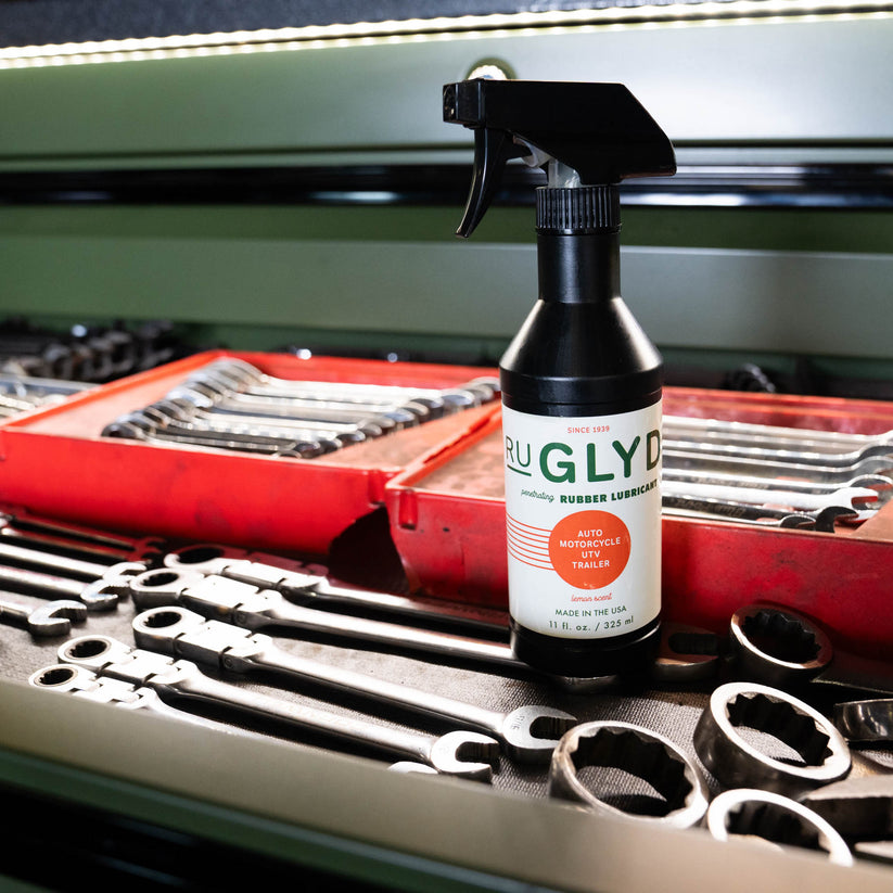 Ru-Glyde Rubber Lubricant, Bottle, 12 oz