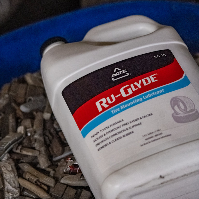 Ru-Glyde Tire Mounting and Rubber Lubricant, Bottle, 1 gal