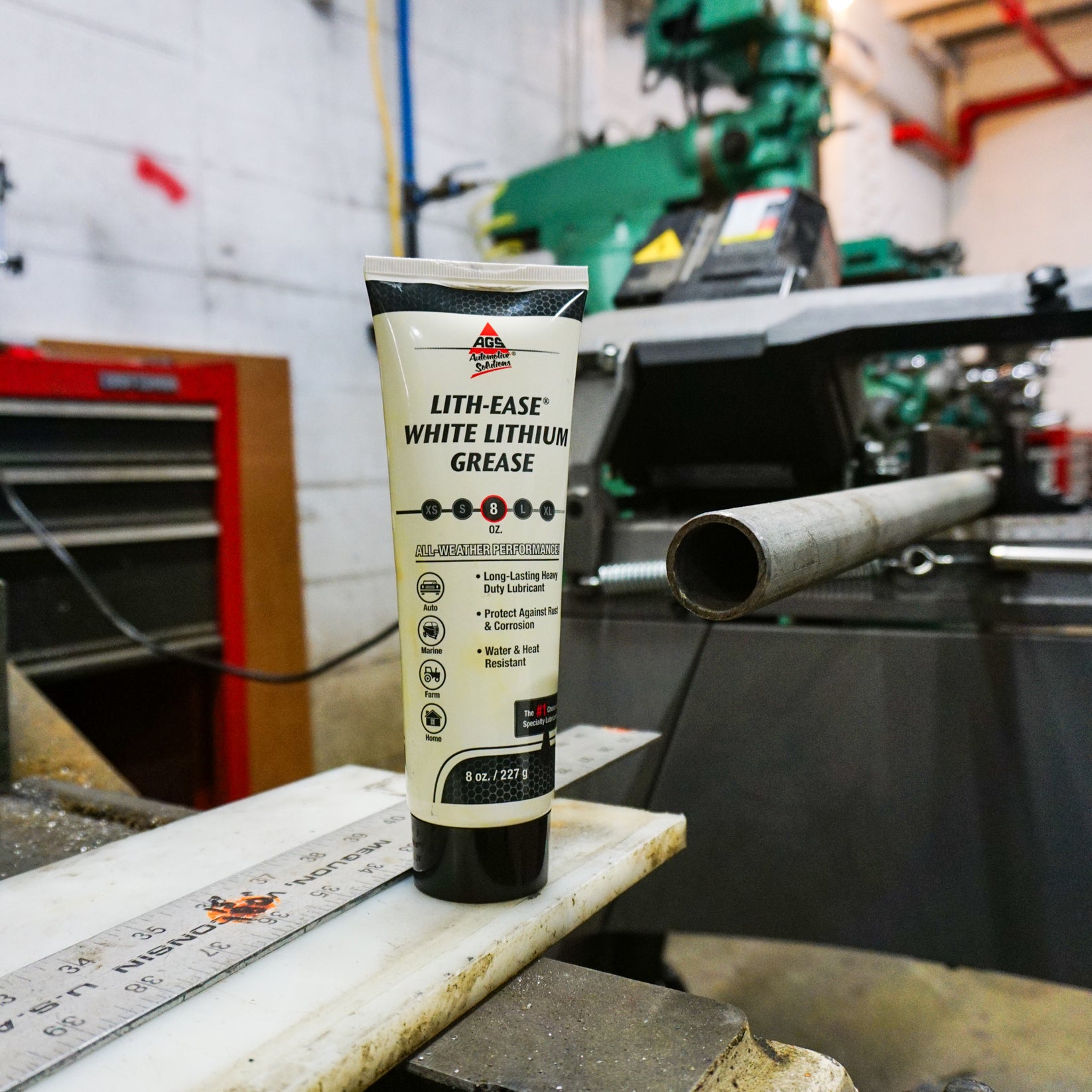 Lith-Ease® White Lithium Grease - 8 oz Tube | AGS