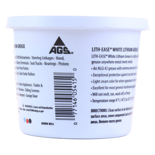 Lith-Ease® White Lithium Grease - 16oz Tub