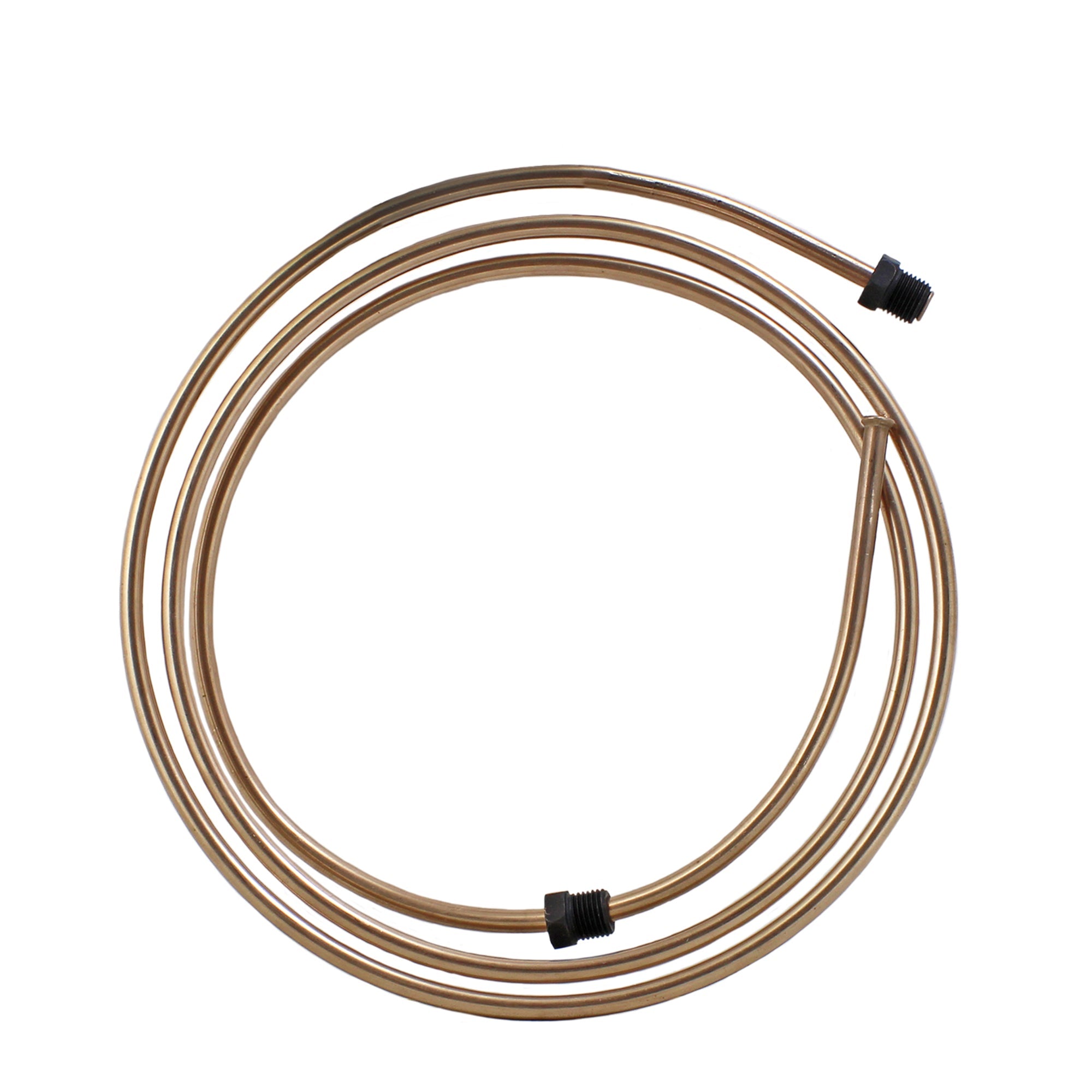 NiCopp Replacement Brake Line Coil 3/16 x 34, (3/8-24 I)(3/8-24 I