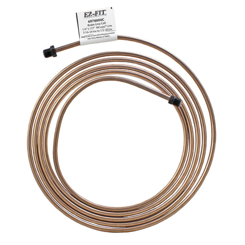 EZ-Fit Nickel Copper Brake Line - 1/4