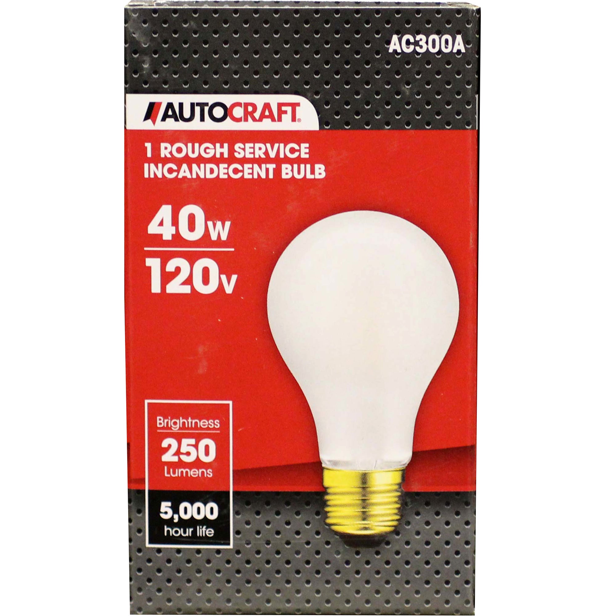 Rough Service Light Bulb 40W 120VAC AGS Company Automotive