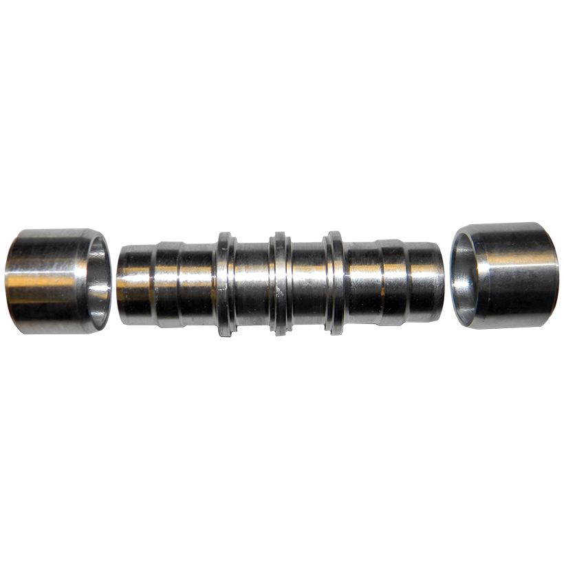 5/8" Aluminum Tube to Tube KLEDGE-LOK A/C Repair Union