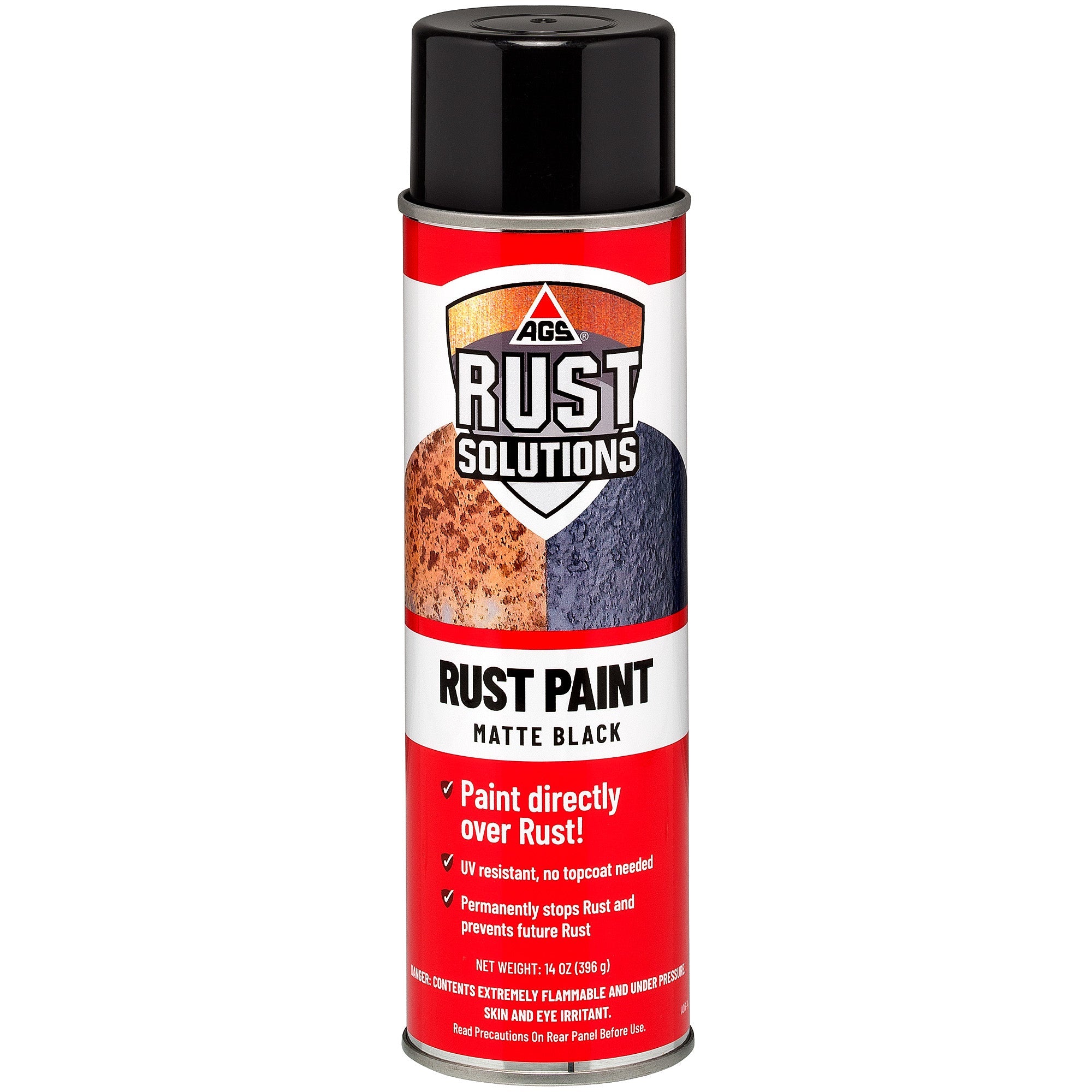 Matte Black Rust Paint Aerosol - Spray Rust Away Today! Shop Now