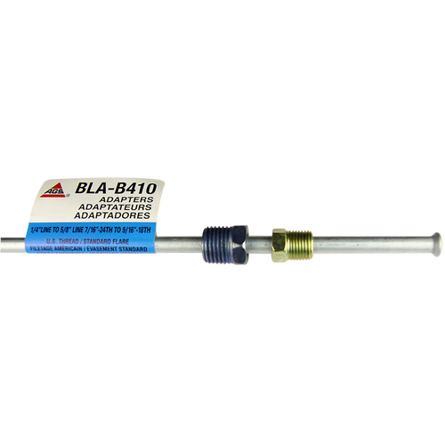 Steel Brake Line Adapter, 1/4