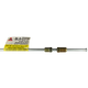 Steel Brake Line Adapter, 3/16" x 8" (3/8-24 Inverted)(M10x1.0 Inverted)