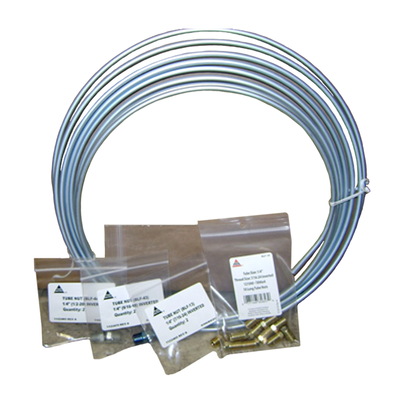 Steel Brake Line Coil and Tube Nut Kit